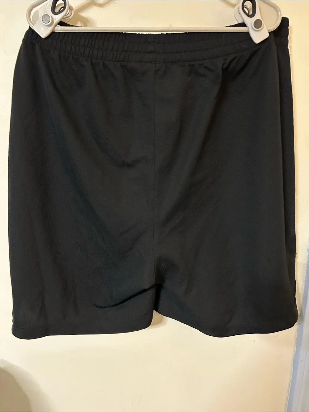 adidas Black Gym Shorts with Subtle Logo